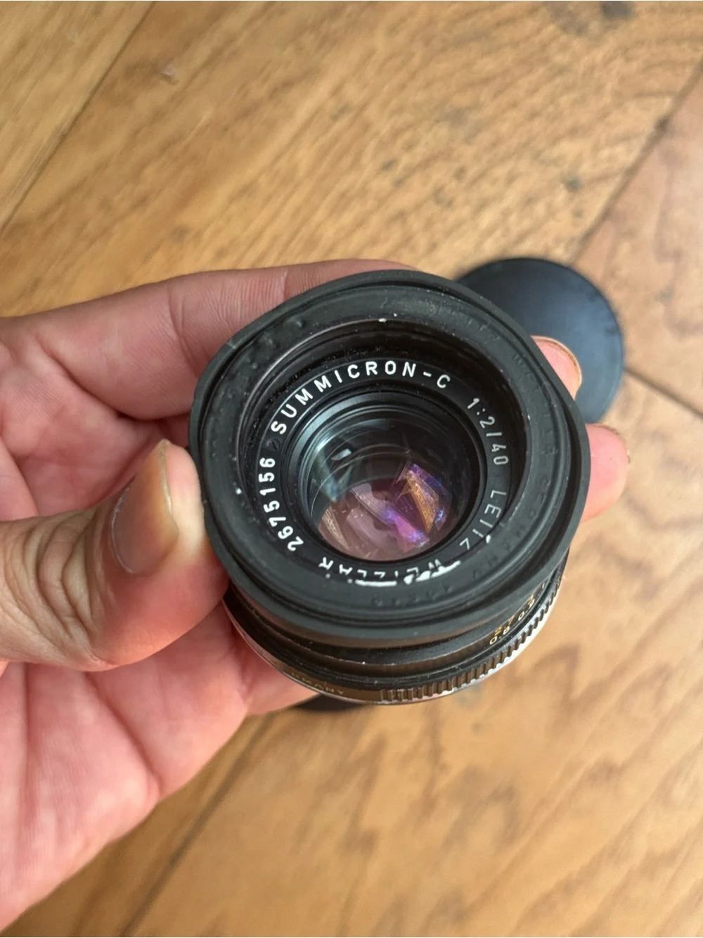 Leica CL 40mm F 2 Film leitz vintage Black Camera Lens - Compact Prime Lens